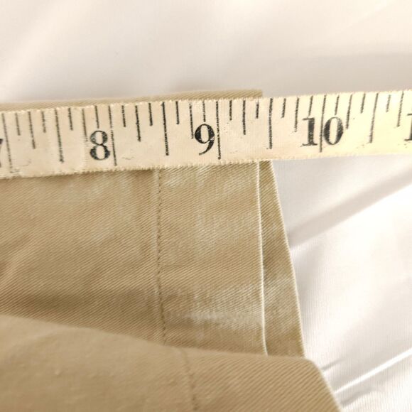 VTG Chaps Ralph Lauren Mens XXL 2XL Beige Short Sleeve Cotton Button Down Shirt - Picture 6 of 7